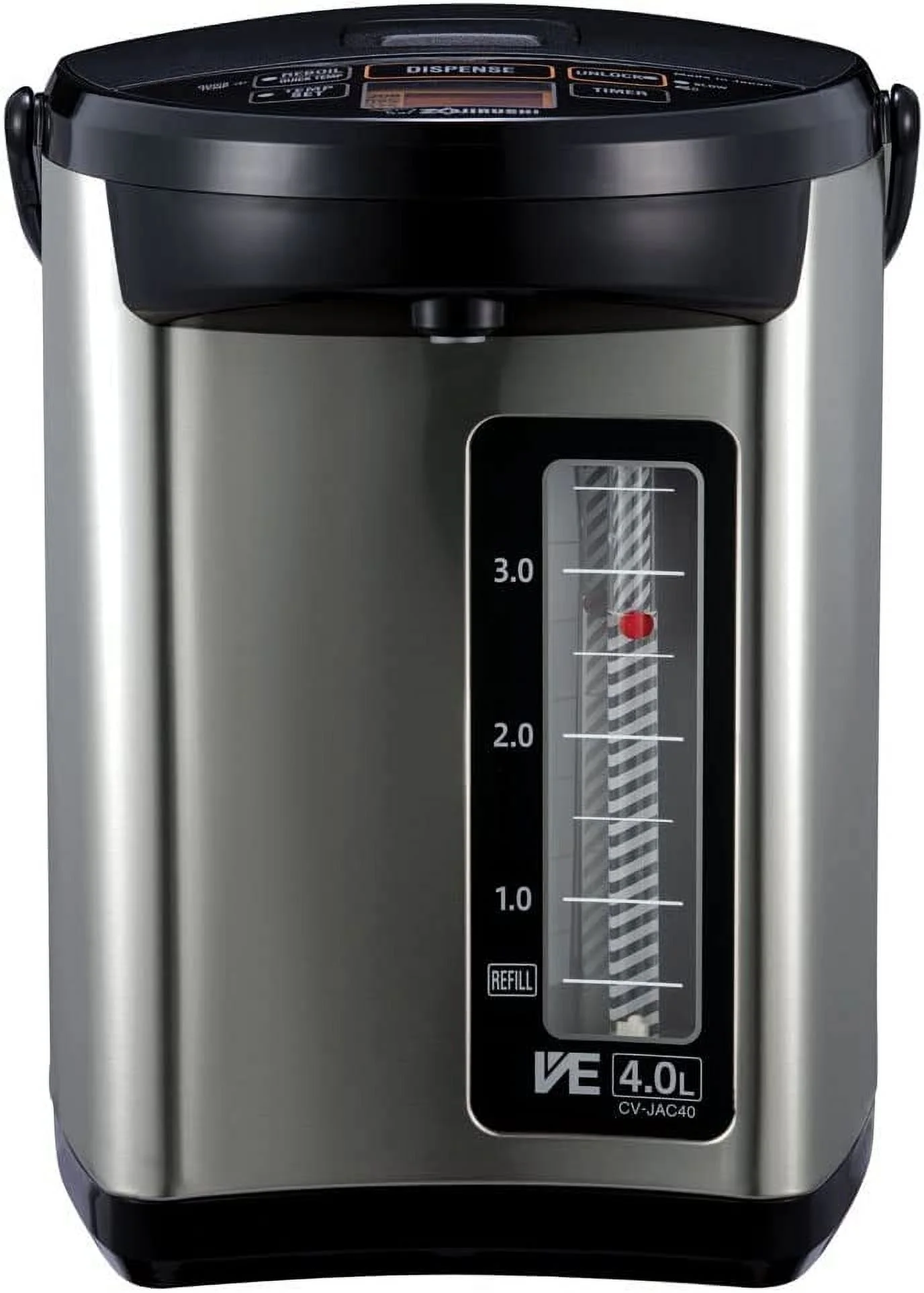 Zojirushi CV-JAC50XB  VE Hybrid Water Boiler & Warmer  5.0 Liter  Stainless Black  Made in Japan