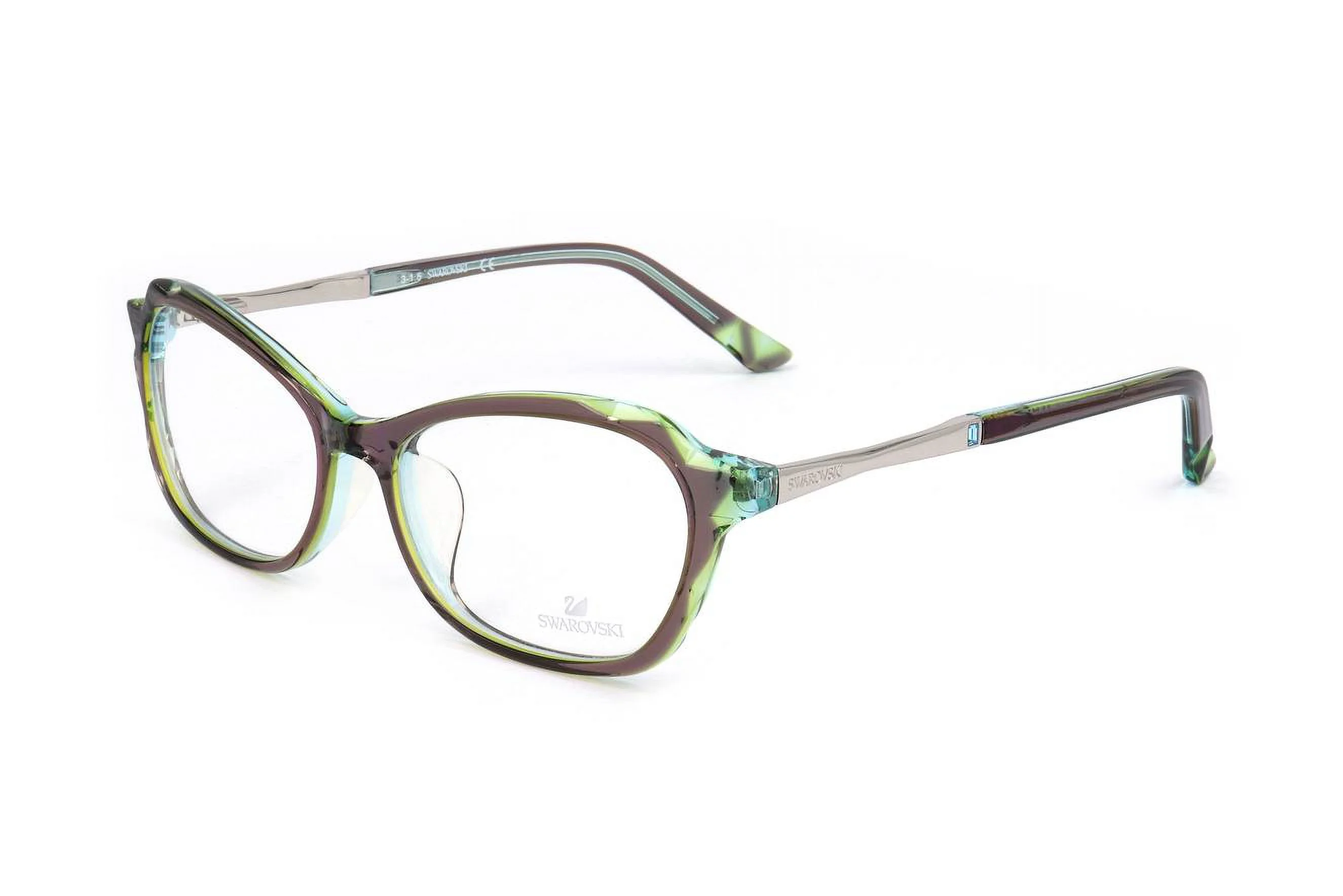 Swarovski eyeglasses SK5157-F WOMAN 55/16/145 080 BLACK CRYSTAL