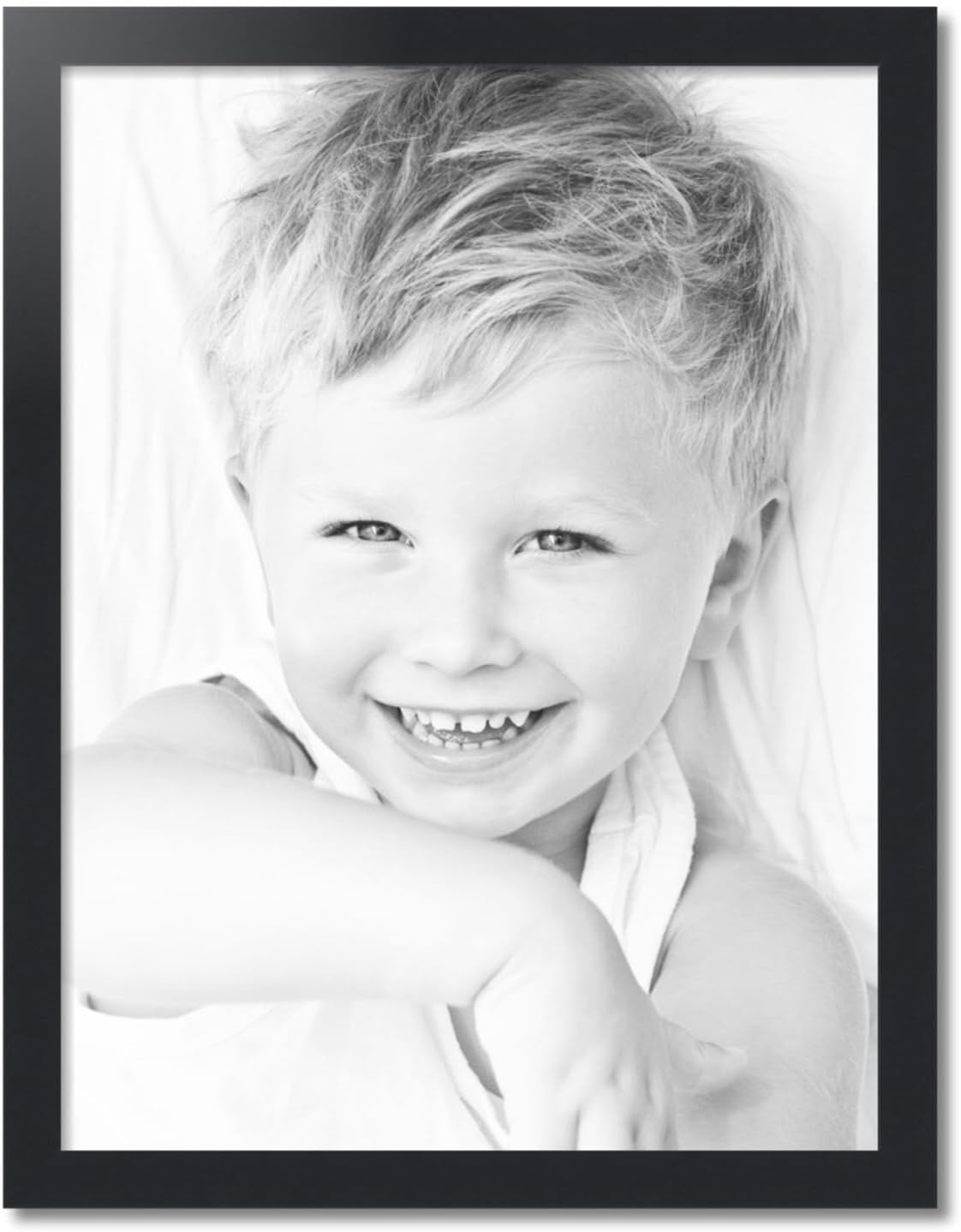ArtToFrames 28x37 Inch Black Picture Frame, This 2.00 Inch Custom MDF Poster Frame is Black, Great for Your Art or Photos - Comes with Economy Acrylic