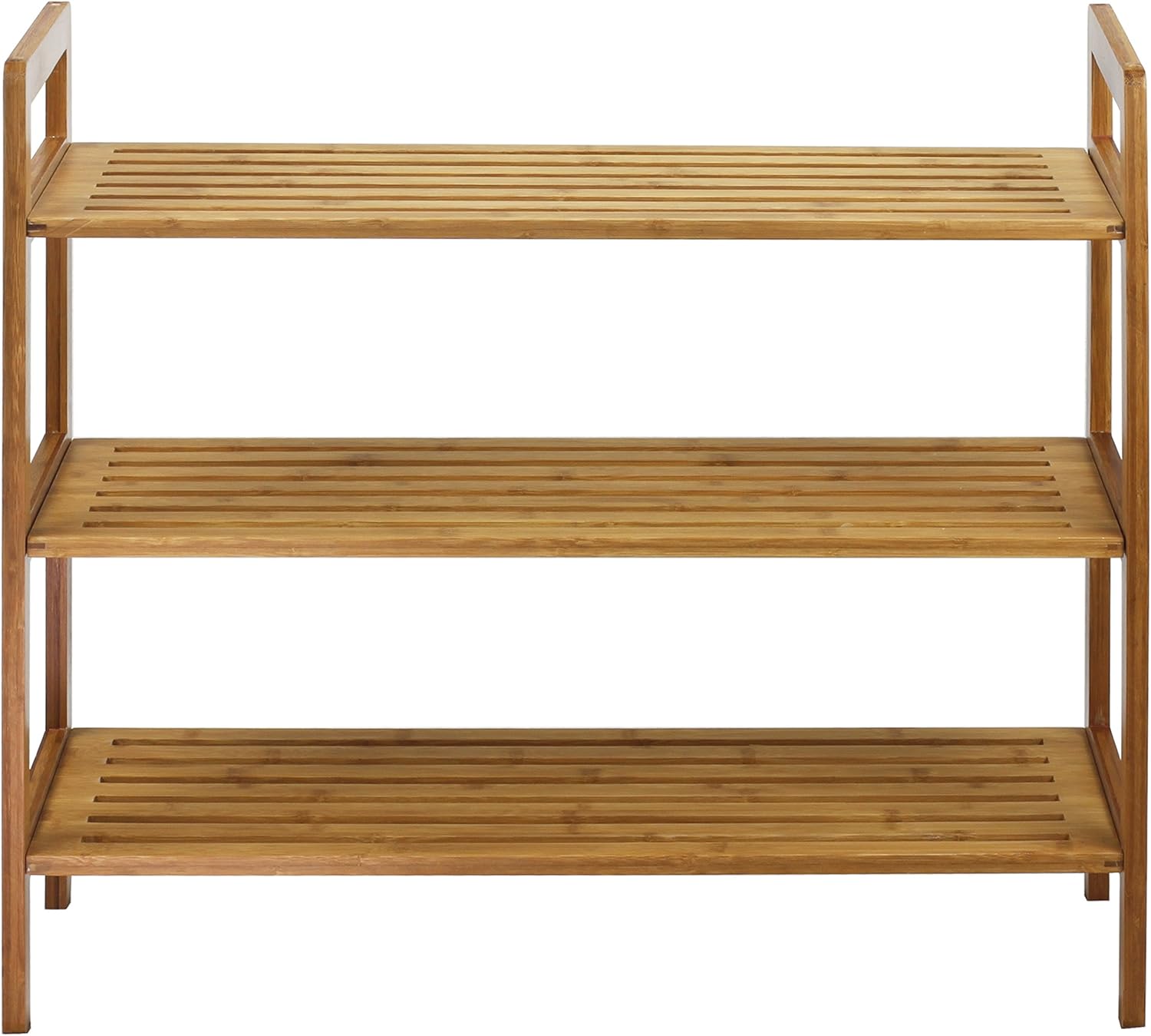 Oceanstar 3-Tier Bamboo Shoe Rack, Natural
