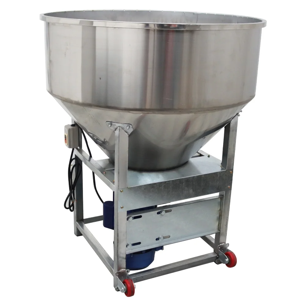 Techtongda 440Lbs Feed Mixer Granular Plastic Mixer Blender Mixing Machine Stainless Steel 220V