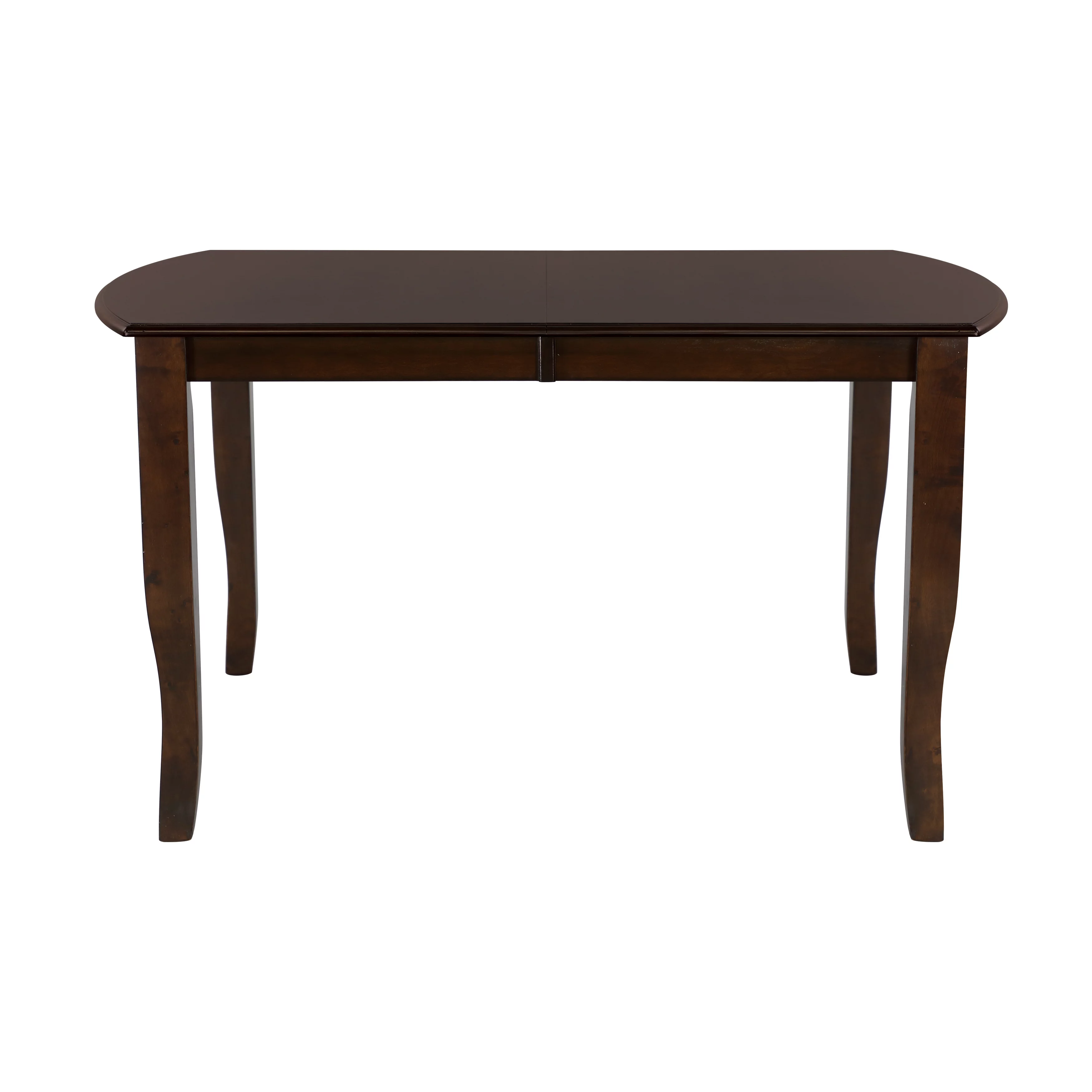 Docooler Simple Design 1pc Dining Table with Separate Extension  Mango Veneer Wood Dining Furniture,Dark Cherry  COLOR