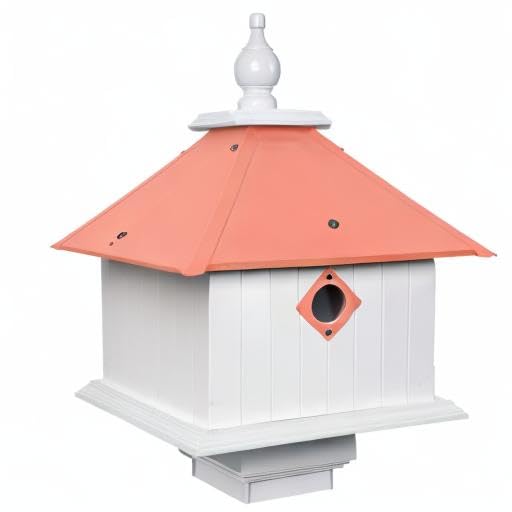 Jasmine Bird House (Hammered Copper)