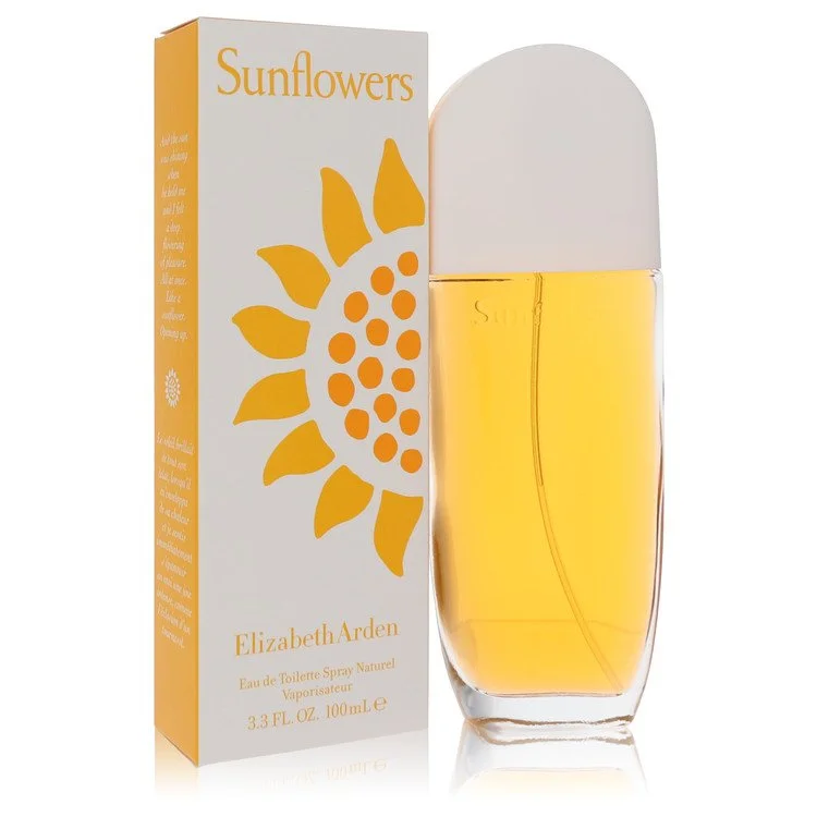 Sunflowers Eau De Toilette Spray By Elizabeth Arden 3.4 oz (Pack 4)