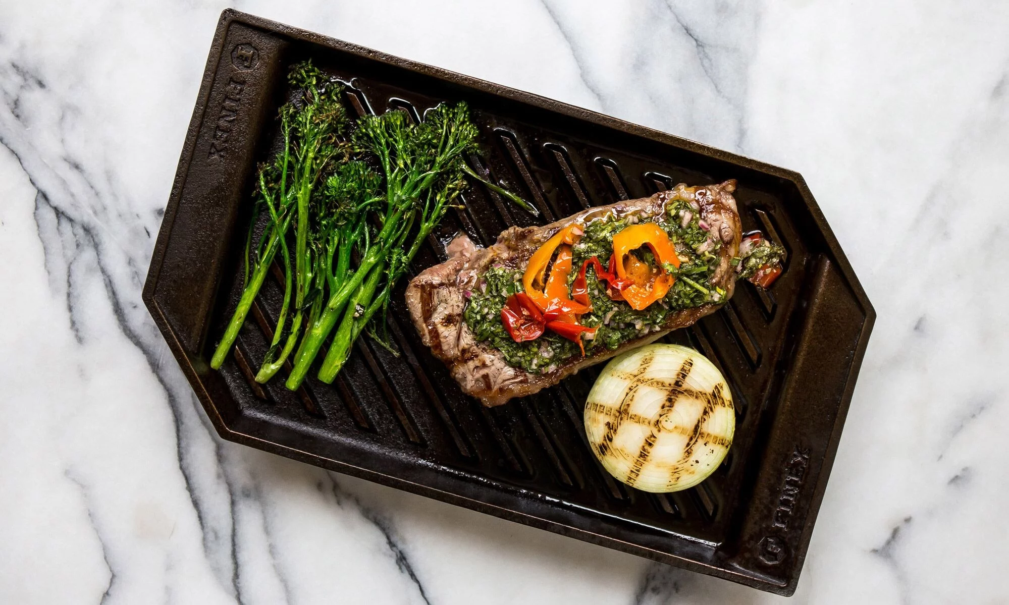 FINEX Cast Iron Lean Grill Pan - 15