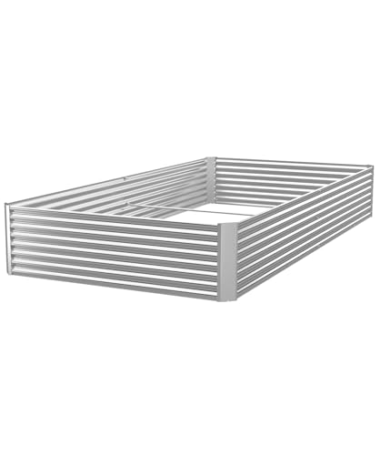 25CM Rectangular Metal Planting bed120*60 * 25.4CM-1PSC