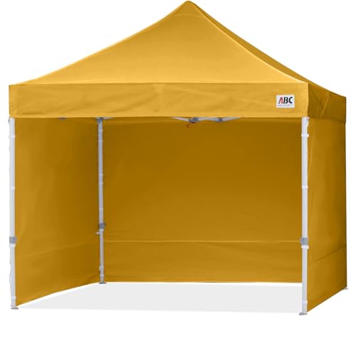 ABCCANOPY Easy Pop Up Canopy Tent with Sidewalls 10x10 Commercial -Series, White