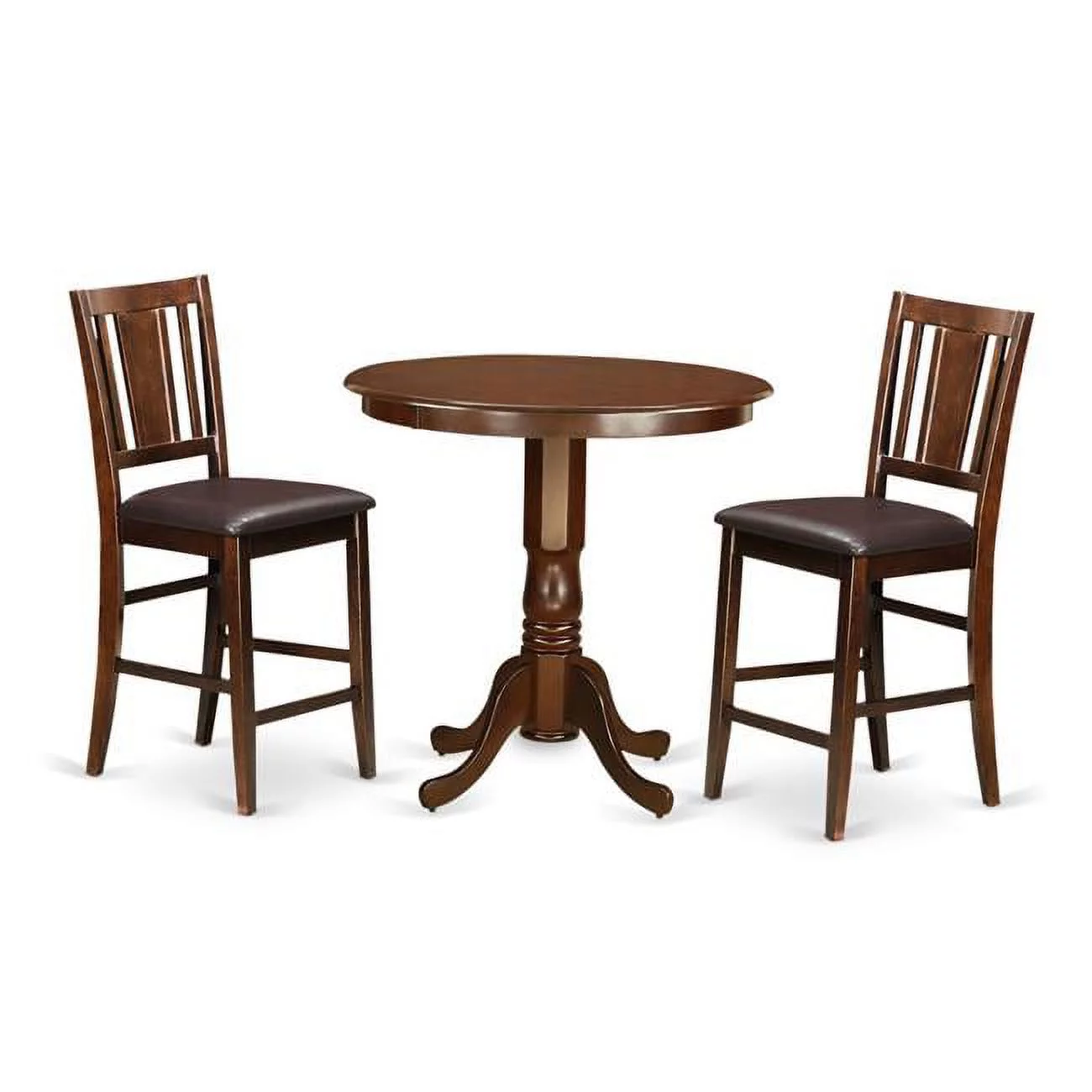 Counter Height Pub Table & 2 Dining Room Chair - Jackson
