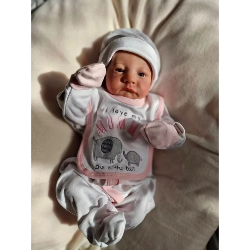 Lovely Real Reborn Baby Dolls 19 inch 49cm Lifelike Newborn Baby Dolls Realistic Looking Baby Doll Toy Gift