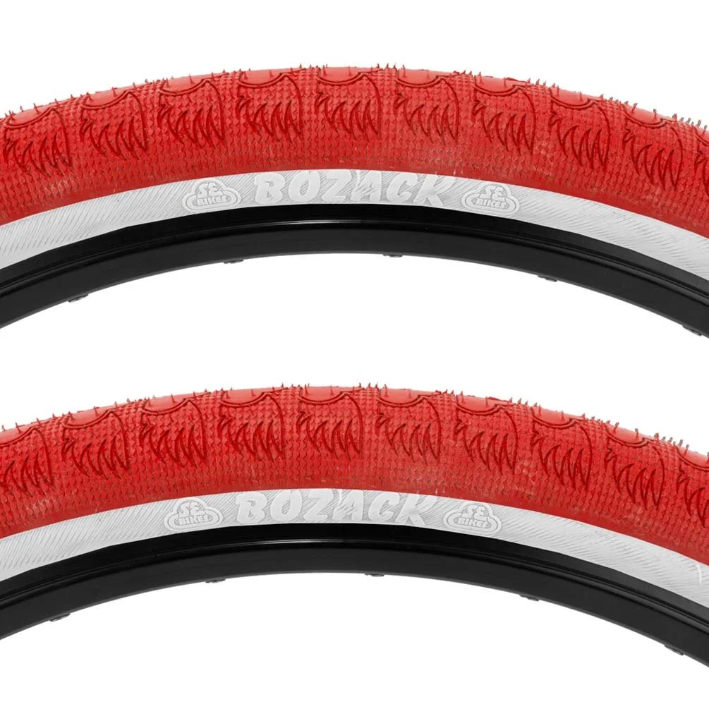 Se Bikes Bozack 29x2.4 Wire TPI Rd/Wht