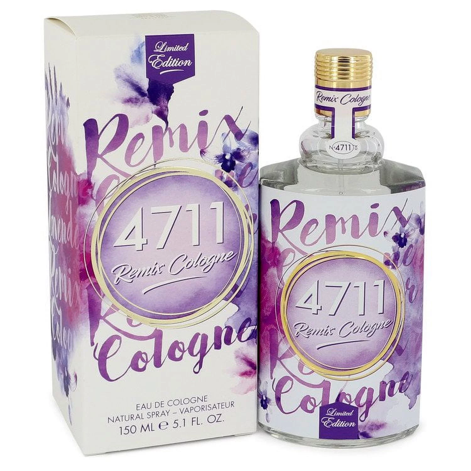 4711 Remix Lavender by 4711 Eau De Cologne Spray (Unisex) 5.1 oz for Male