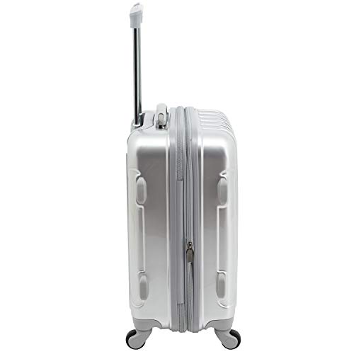 kensie Women's Alma Hardside Spinner Luggage, Expandable, Japanese Carmine Red, Carry-On 20-Inch