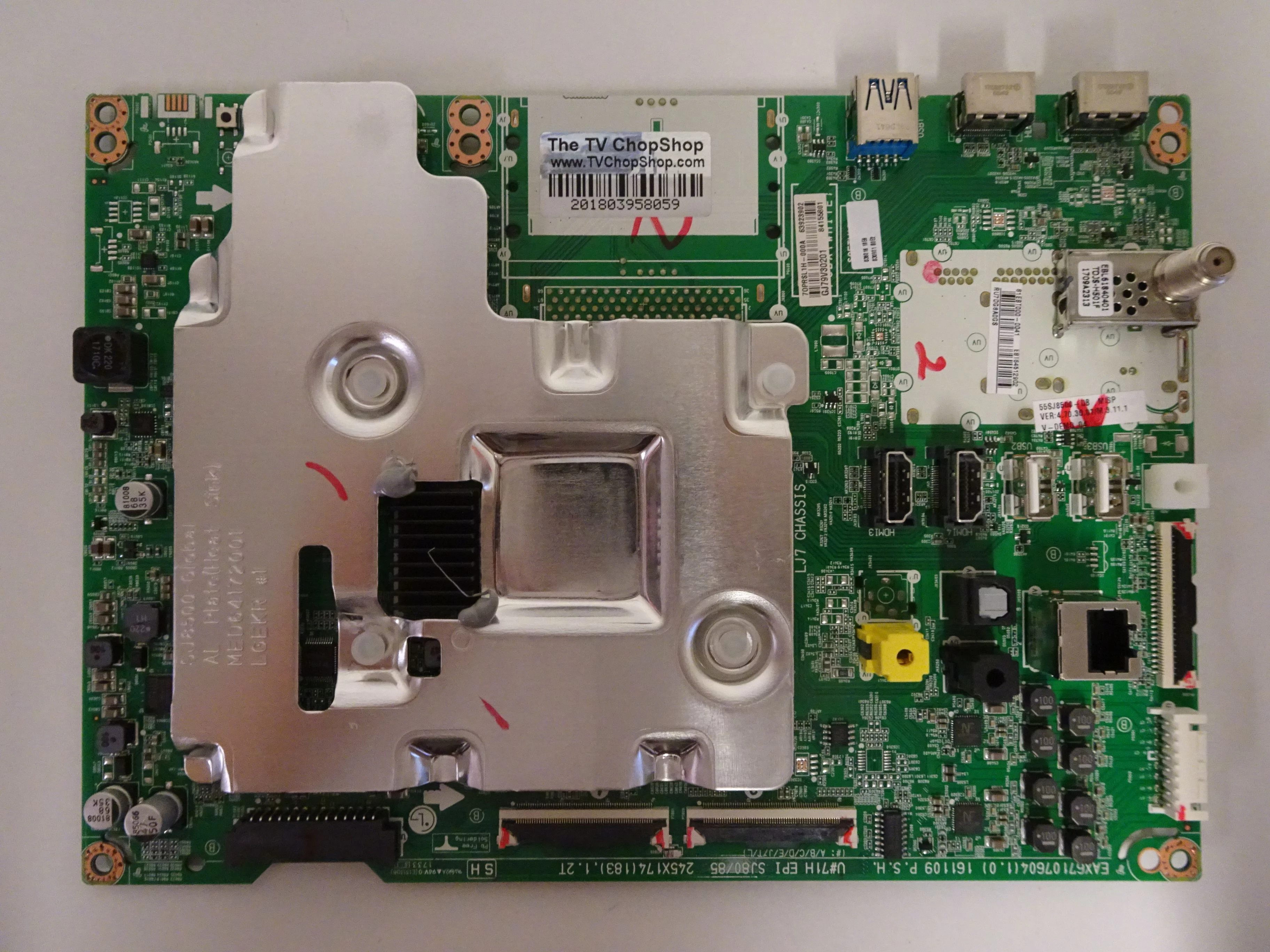 LG 55SJ8500-UB AUSYLJR Main Board (LC550EQH-DKM1, EAX67107604) EBT64512902