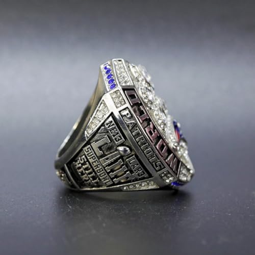 MAGANX New 2016/2018 England Football World Championship Dazzling Ring with Woodbox Glory Fan Festivals Gifts Collection Family and Friends Unisex Size 11