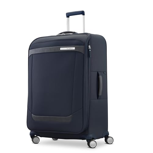 Samsonite Elevation Plus 22-Inch Carry-On - Expandable Softside Spinner Luggage - Cypress Green