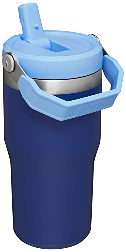 Stanley IceFlow Flip Straw Tumbler with Handle 30 oz | Twist On Lid and Flip Up Straw | Leak Resistant Water Bottle | Insulated Stainless Steel |BPA-Free | Lilac