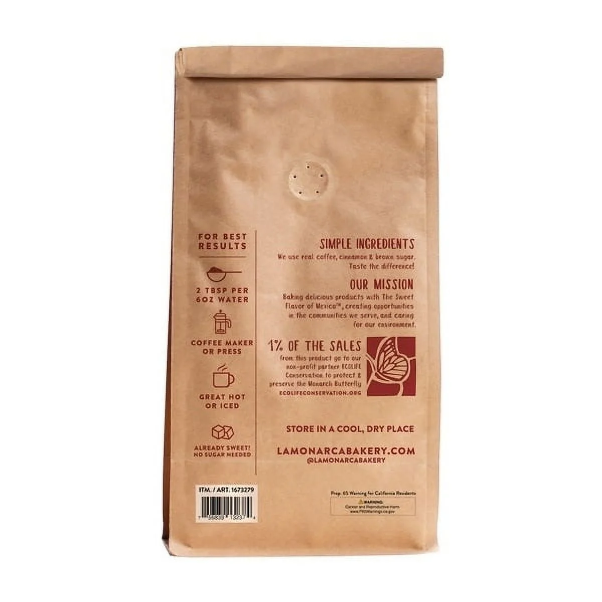 La Monarca Bakery Cafe De Olla, 40 Ounce