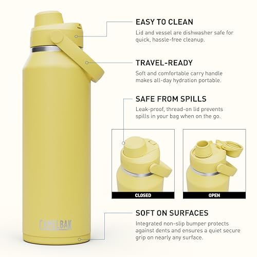 CamelBak Thrive Chug Insulated Stainless Steel Water Bottle Sky Blue, 32oz