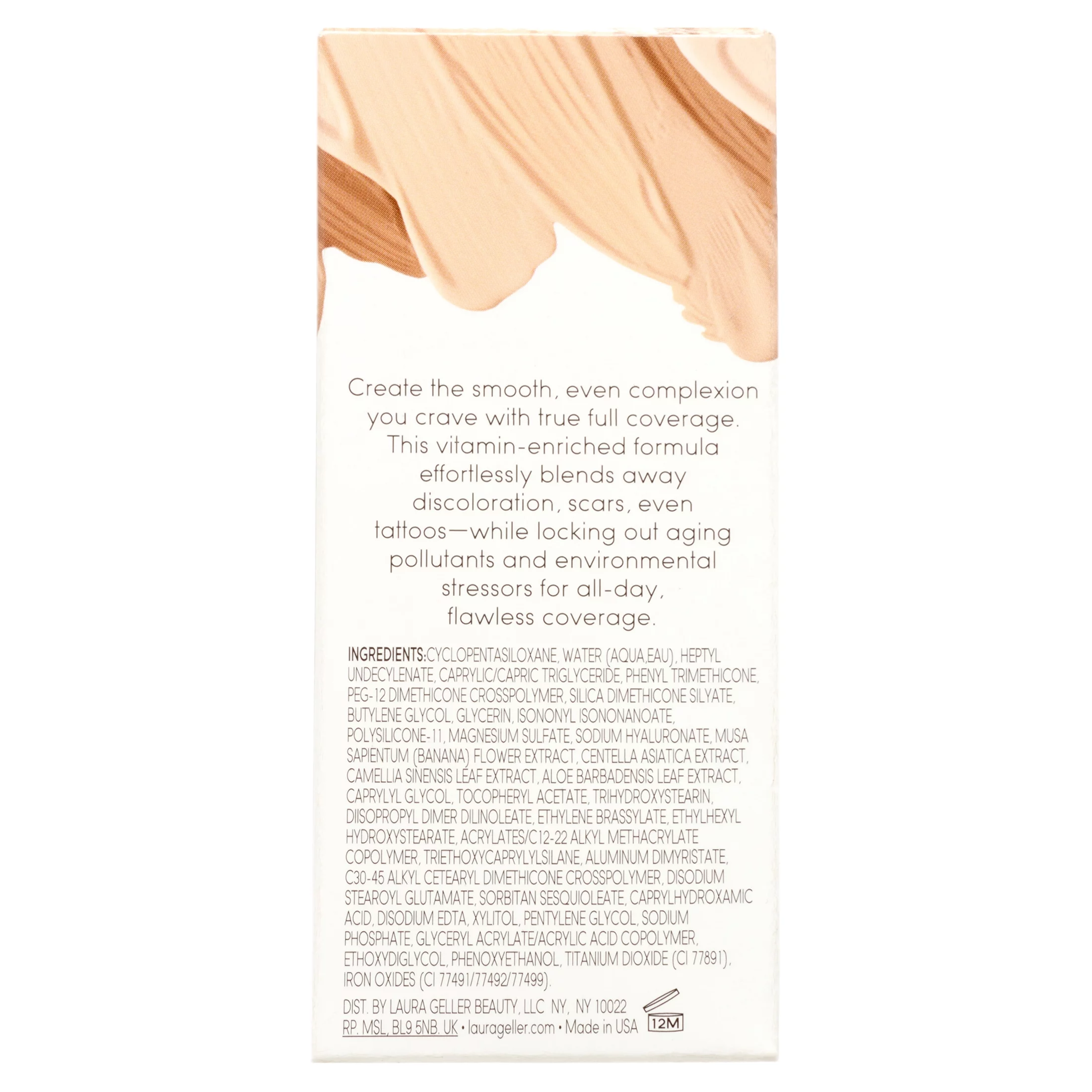 Laura Geller Cover Lock Cream Foundation, Deep, 1 Oz