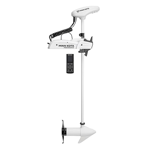 Minn Kota Riptide PowerDrive Bow-Mount Electric Trolling Motor with Wireless Remote, 55 Lb. Thrust, 54 in. Shaft, Saltwater