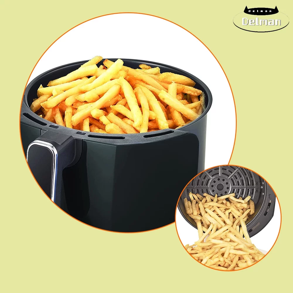Manual Air Fryer, Faster Pre-Heat, No-Oil Frying