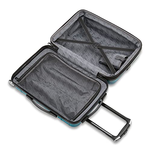 Samsonite Omni 2 Hardside Expandable Luggage with Spinner Wheels, 2-Piece Set (19/24), Lagoon Blue
