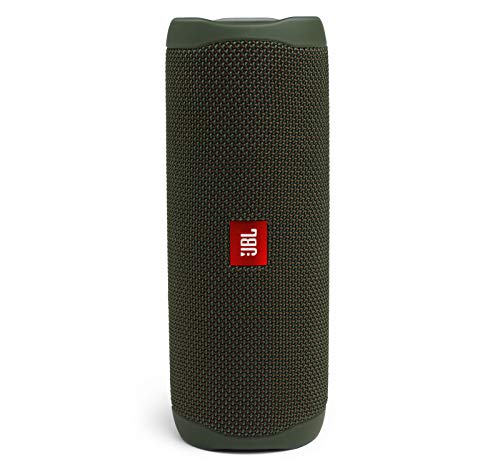 JBL Flip 5 (Black) + Bundle with divvi! Protective Hardshell Case