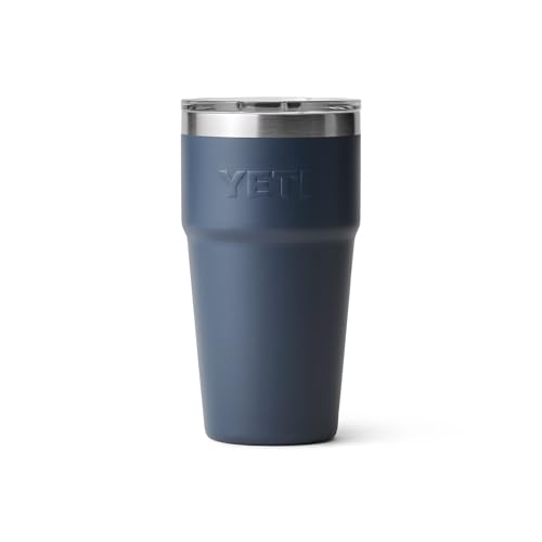 YETI Rambler 20 oz Stackable Tumbler, Stainless Steel, Vacuum Insulated with MagSlider Lid