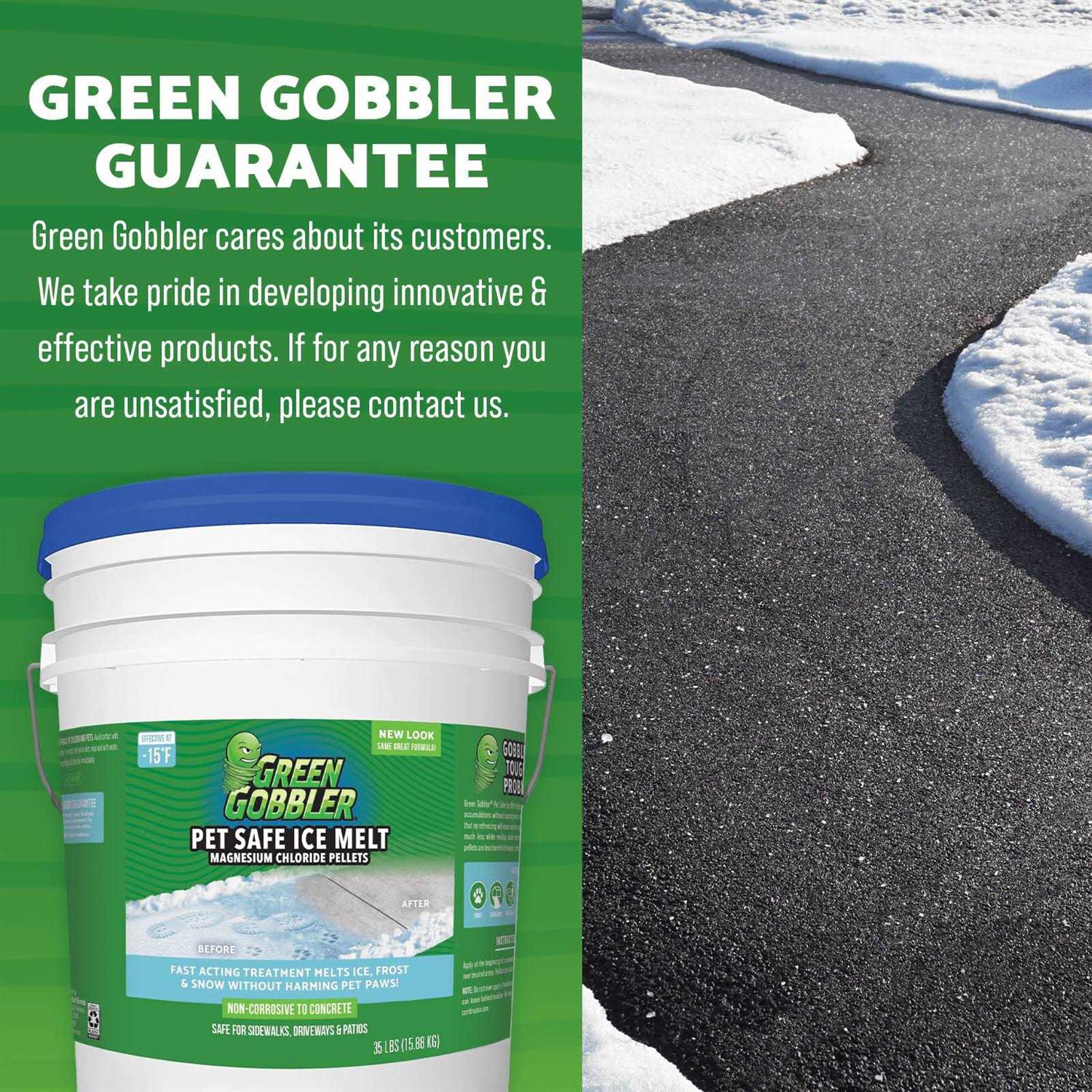 Green Gobbler Pet Safe Ice Melt Effective to -15° Fahrenheit