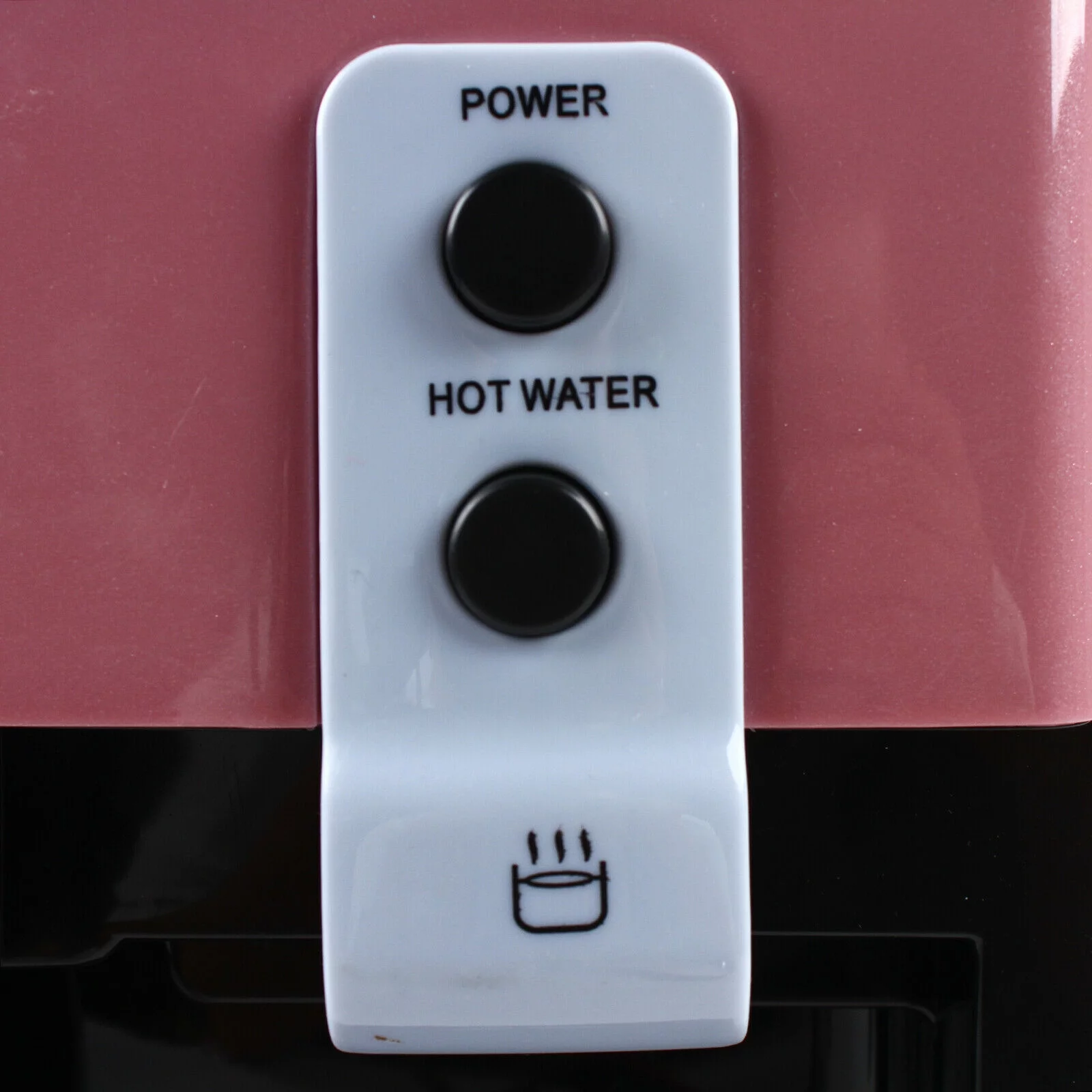 Oukaning Electric Water Dispenser Desktop Electric Hot And Cold Home Office Use 110V (Pink + Black)