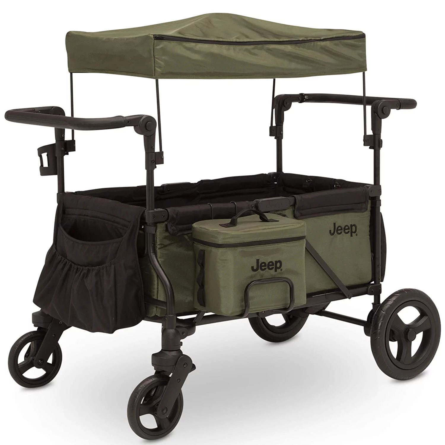 Jeep Deluxe Wrangler Wagon Stroller with Cooler Bag and Parent Organizer by Delta Children Unisex
