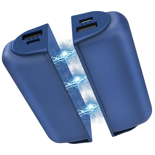 Hand Warmers Rechargeable 2 Pack,10000mAh Split-Magnetic Electric AI Handwarmer Power Bank,3 Levels, Camping,Hunting in Winter