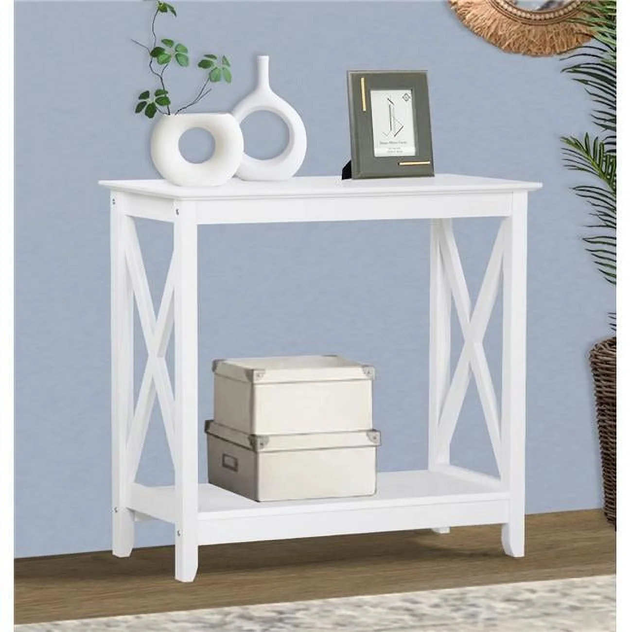 Lambert Modern Farmhouse Console Table