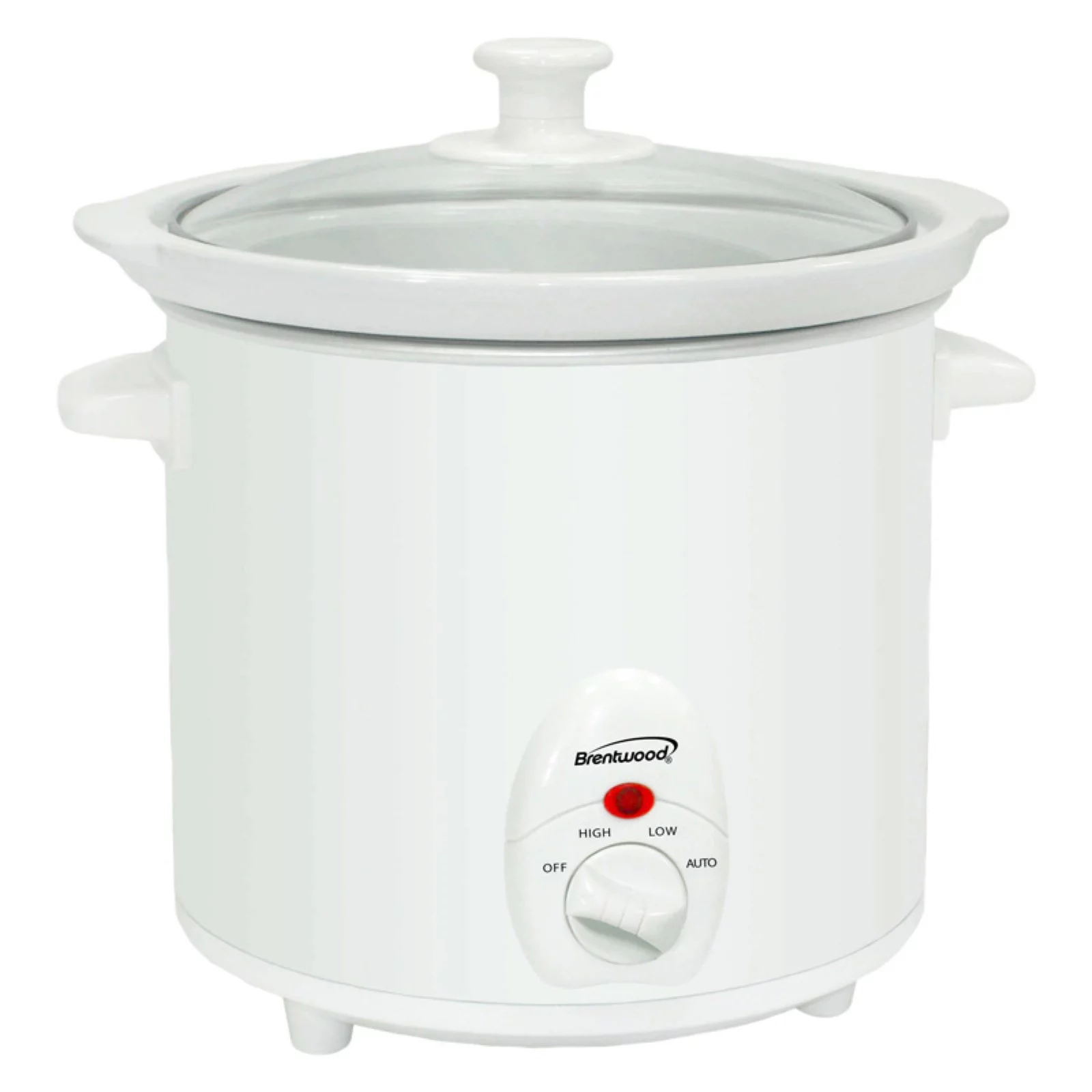 Brentwood 3 Quart Slow Cooker - 3 quart - White