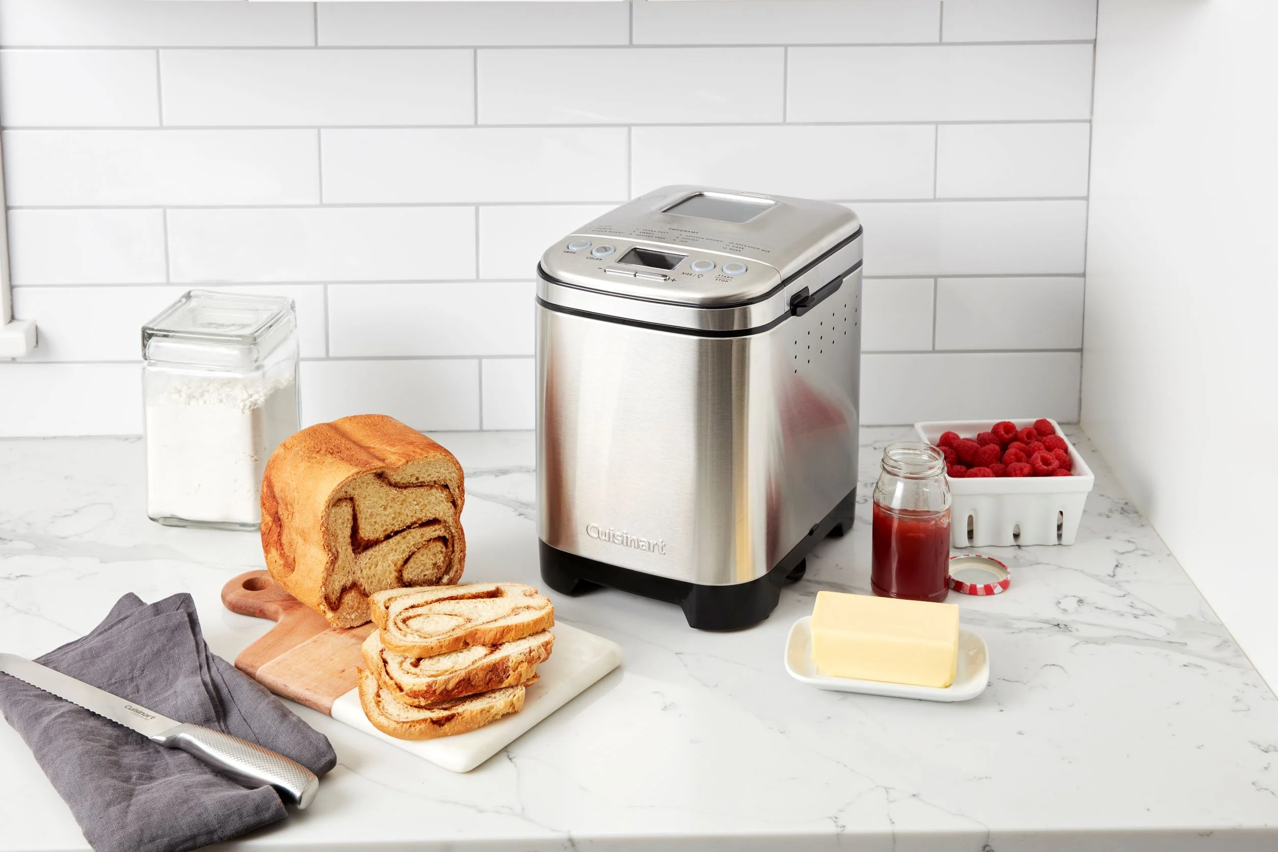 Cuisinart CBK-110 Compact Automatic Bread Maker, Silver