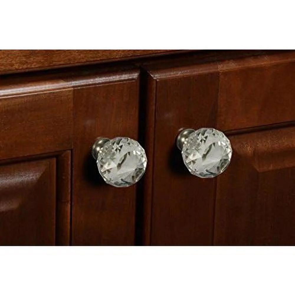 Brand Elegance Glass Collection Clear Glass With Brushed Base