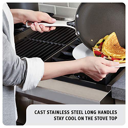 Calphalon Classic Nonstick Hard-Anodized 14-Piece Cookware Set, Grey