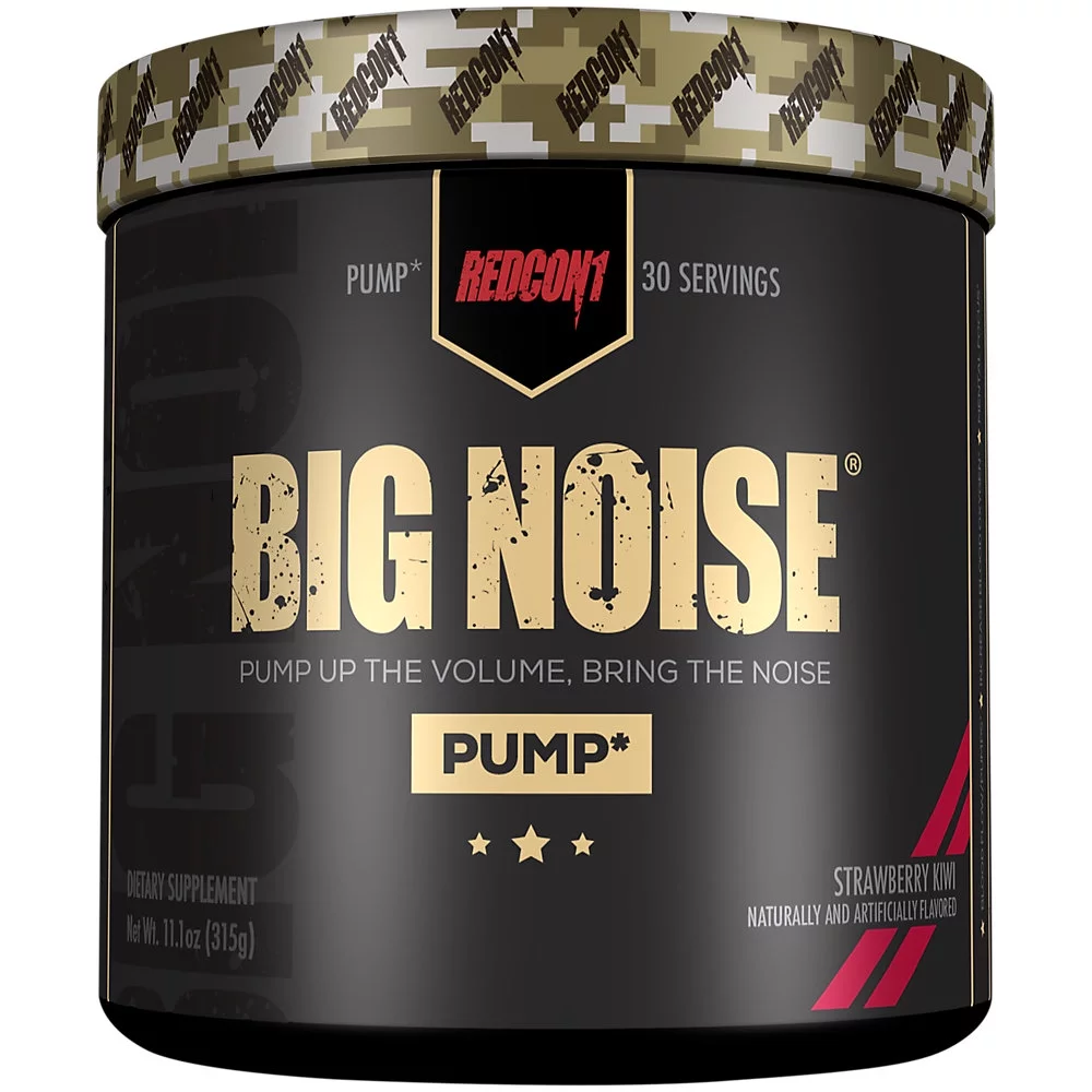 Redcon1 Big Noise Non-Stimulant Pre-Workout Strawberry Kiwi, 30 Servings