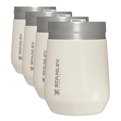 Stanley GO Everyday Wine Tumbler 10 oz | Press Fit Drink Through Lid | Beverage, Coffee, and Cocktail Cup | Insulated Stainless Steel Wine Glass | BPA-Free | Ash