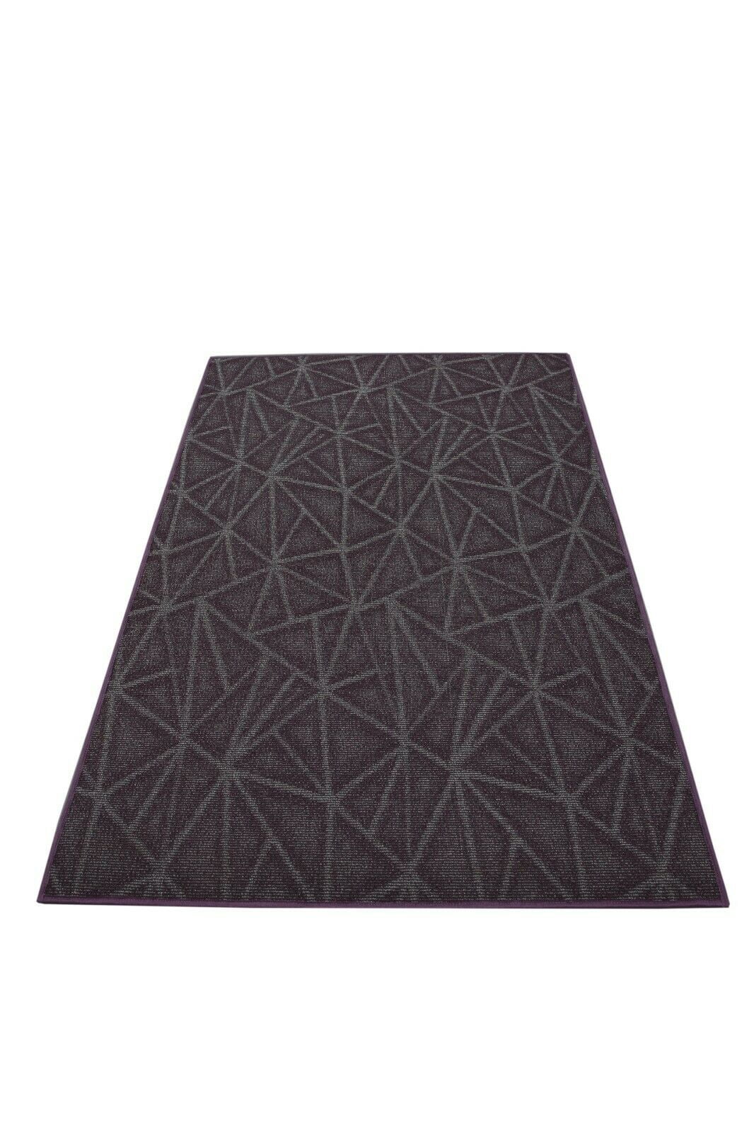 Furnish My Place Modern Indoor/Outdoor Commercial Solid Color Rug - Purple, 6' x 14', Runner, Pet and Kids Friendly Rug. Made in USA, Area Rugs Great for Kids, Pets, Event, Wedding