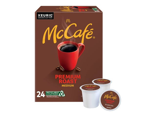 McCafe Premium Roast Coffee, Keurig K-Cup Pods, 96/Carton (080375)