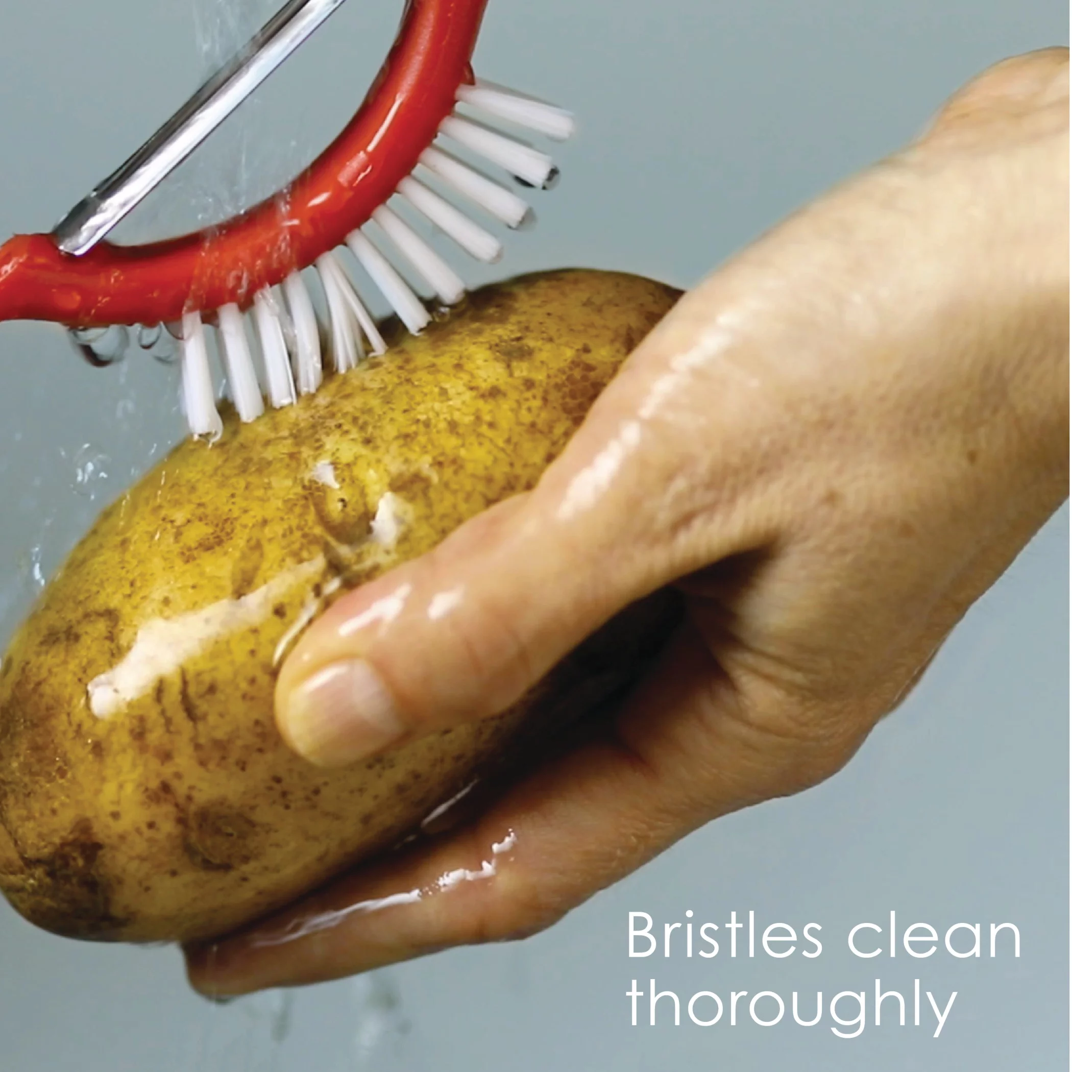 Rachael Ray Kitchen Prep Garbage Bowl, Veg-a-Peel, and Bench Scrape Set, 3-Piece, Sea Salt Gray