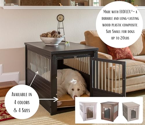 New Age Pet ecoFLEX Pet Crate/End Table, X-Large, Grey