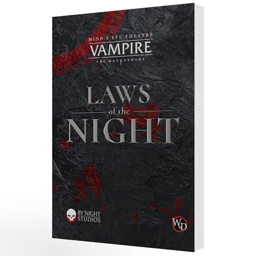 Renegade Game Studios: Vampire: The Masquerade Live Action Roleplaying Game - Laws of The Night - LARP - Softcover RPG Core Book, Ages 18+, 5+ Players