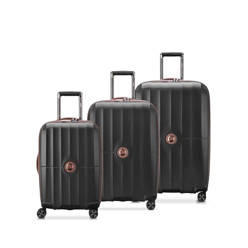 DELSEY PARIS Carrousel Hardside Expandable Luggage with Spinner Wheels, Navy, Carry-on 21 Inch