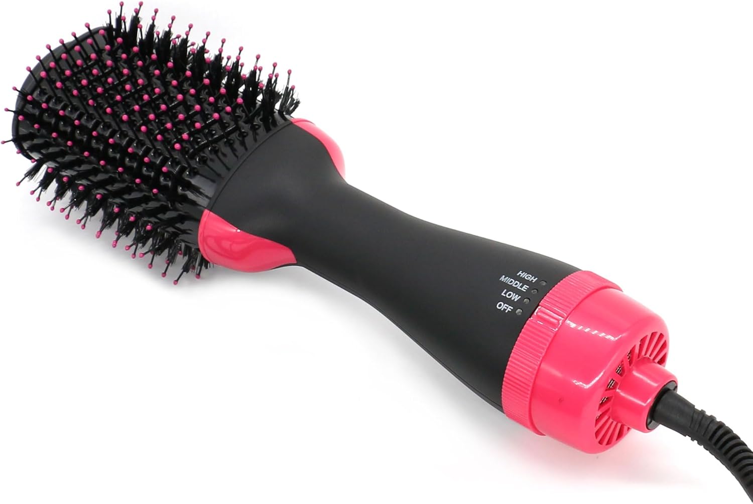 Hair Dryer Brush Blow Dryer Brush in One, Upgraded 4 in 1 Hair Dryer and Styler Volumizer with Negative Ion Anti-frizz Ceramic Titanium Barrel Hot Air Brush Hair Straightener Brush