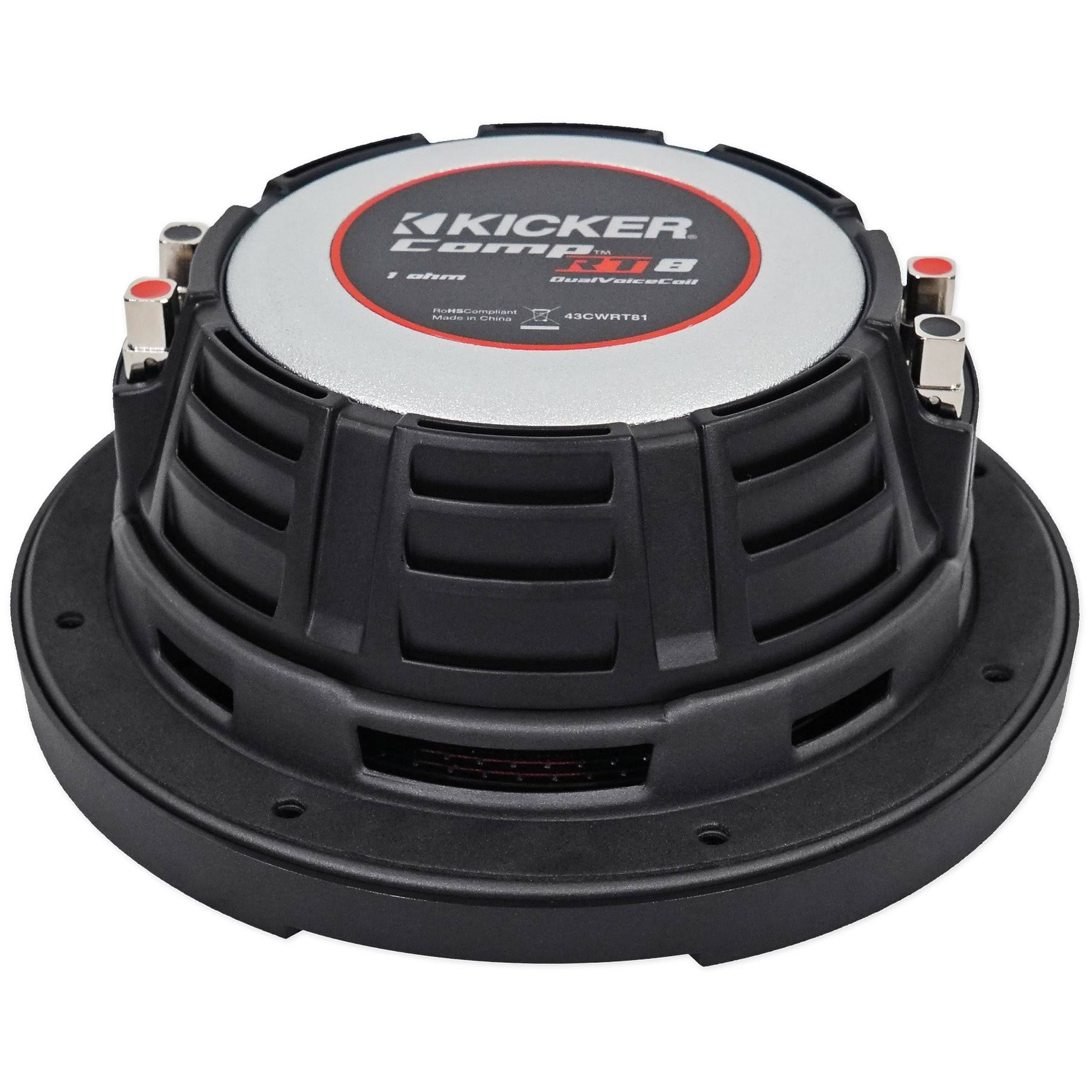 Kicker CompRT 8 Car Subwoofer - 8x22 43CWRT81