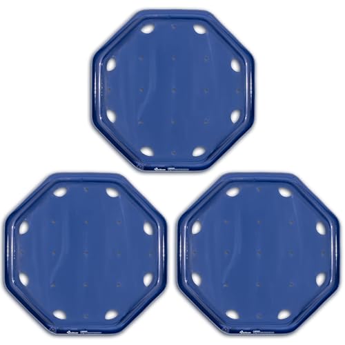 GoFloats V2 Inflatable Solar Pool Heaters for Affordable Pool Heating and Insulation - 3 Pack