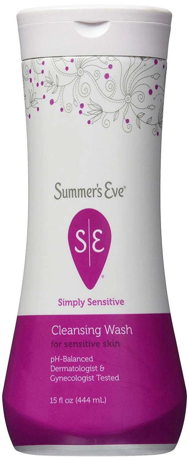 5 Pack Summer's Eve Cleansing Wash | Simply Sensitive | 15 Ounce || pH-Balanced