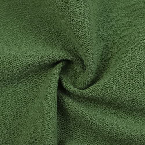 Women Linen Casual Solid Cotton Elastic Waist Drawstring Long Wide Leg Pants Elastic Winter Pants